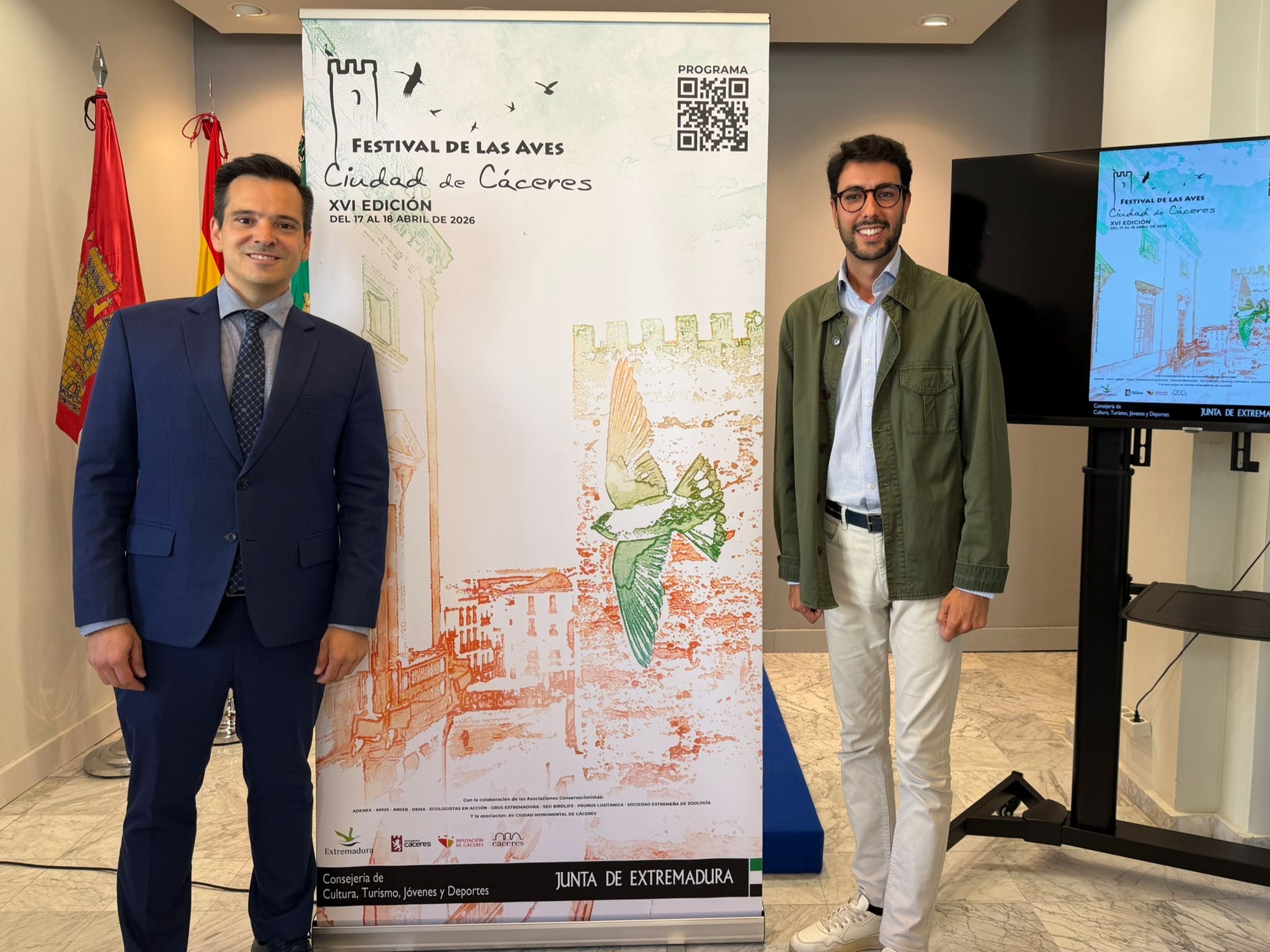 Presentación del Festival de las Aves Ciudad de Cáceres