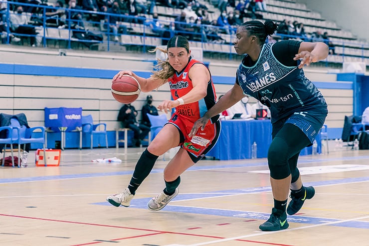 Melgoza en una acción del partido