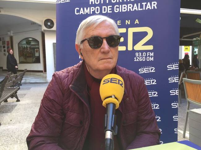 Francisco García Corral durante siu intervención en Hoy por Hoy para presenta su novela "La última imagen".