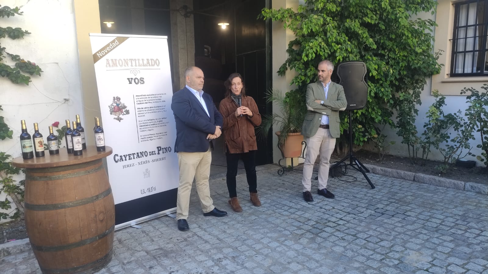 Cayetano del Pino presentó su nuevo Amontillado