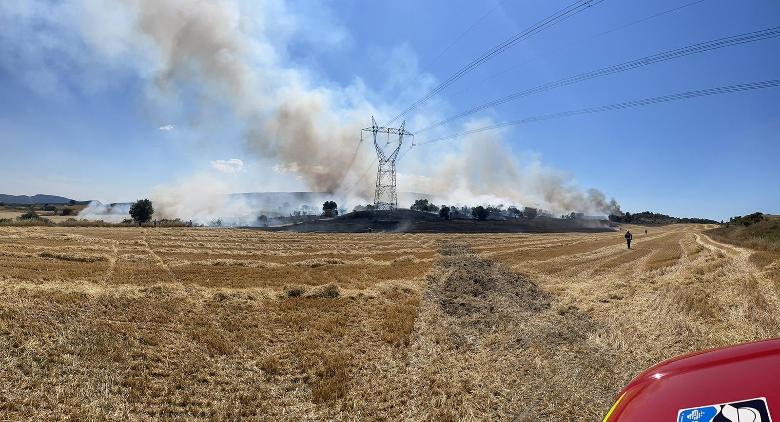 En lo que va de julio se han producido ya varios incendios en el territorio alavés.