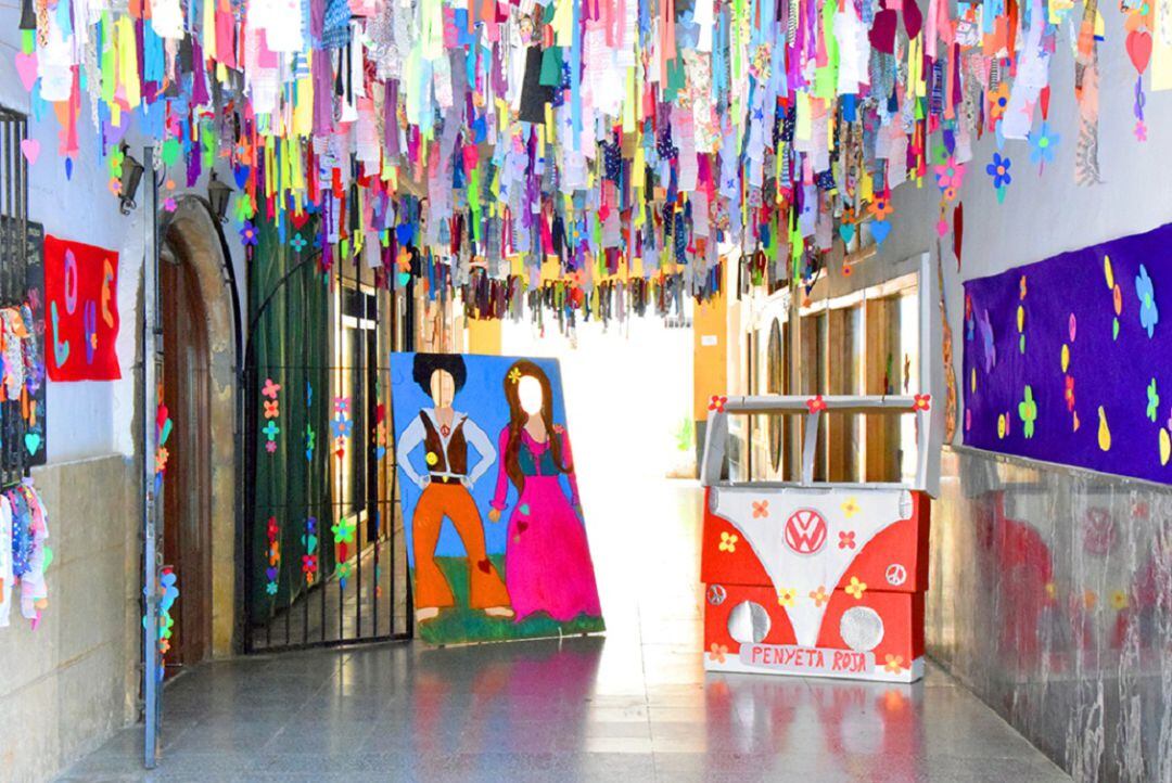 Calle engalanada 2018.