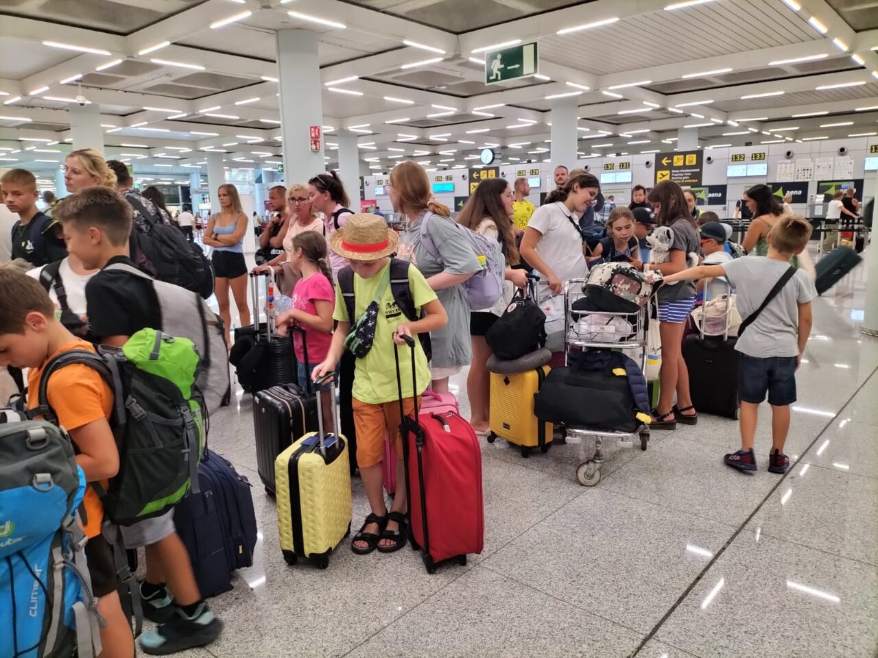 Los niños ucranianos volviendo a su tierra natal