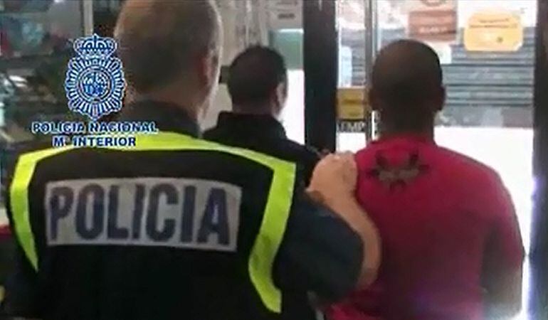 Imagen de uno de los detenidos en septiembre de 2011 cuando se desárticulo la red que operaba desde Valdemoro.