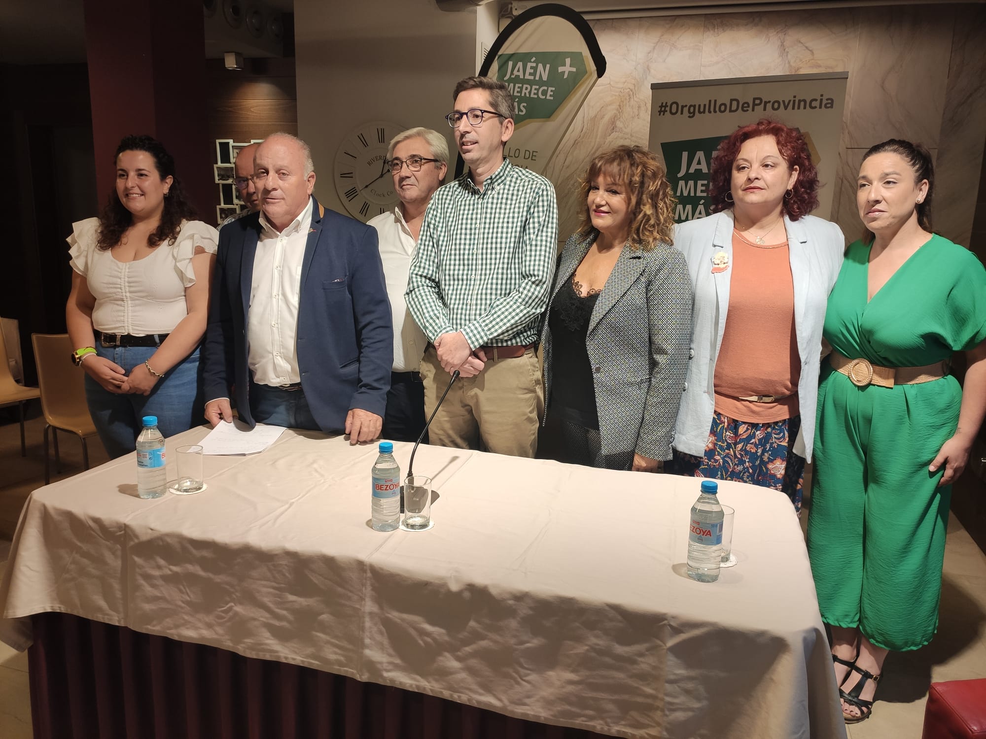 Candidatos y candidatas de Jaén Merece Más para las elecciones generales del 23 de julio