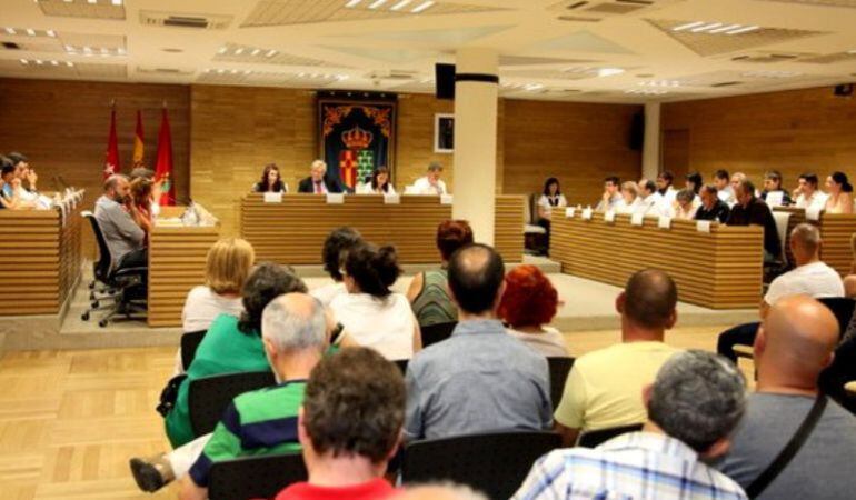 Pleno municipal con todos los grupos politicos de Getafe