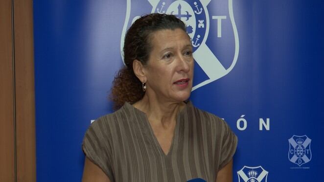 Milagros Luis Brito, Vicepresidenta Segunda del CD Tenerife.