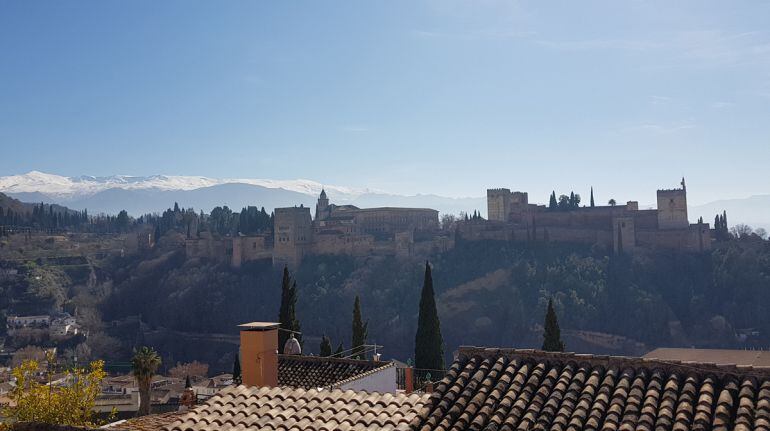 La Alhambra desde el Mirador de San Nicolás (Granada)