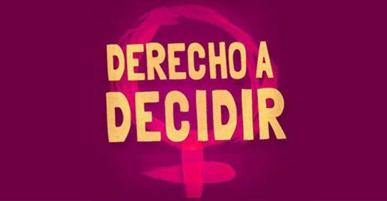 Cartel de Derecho a Decidir