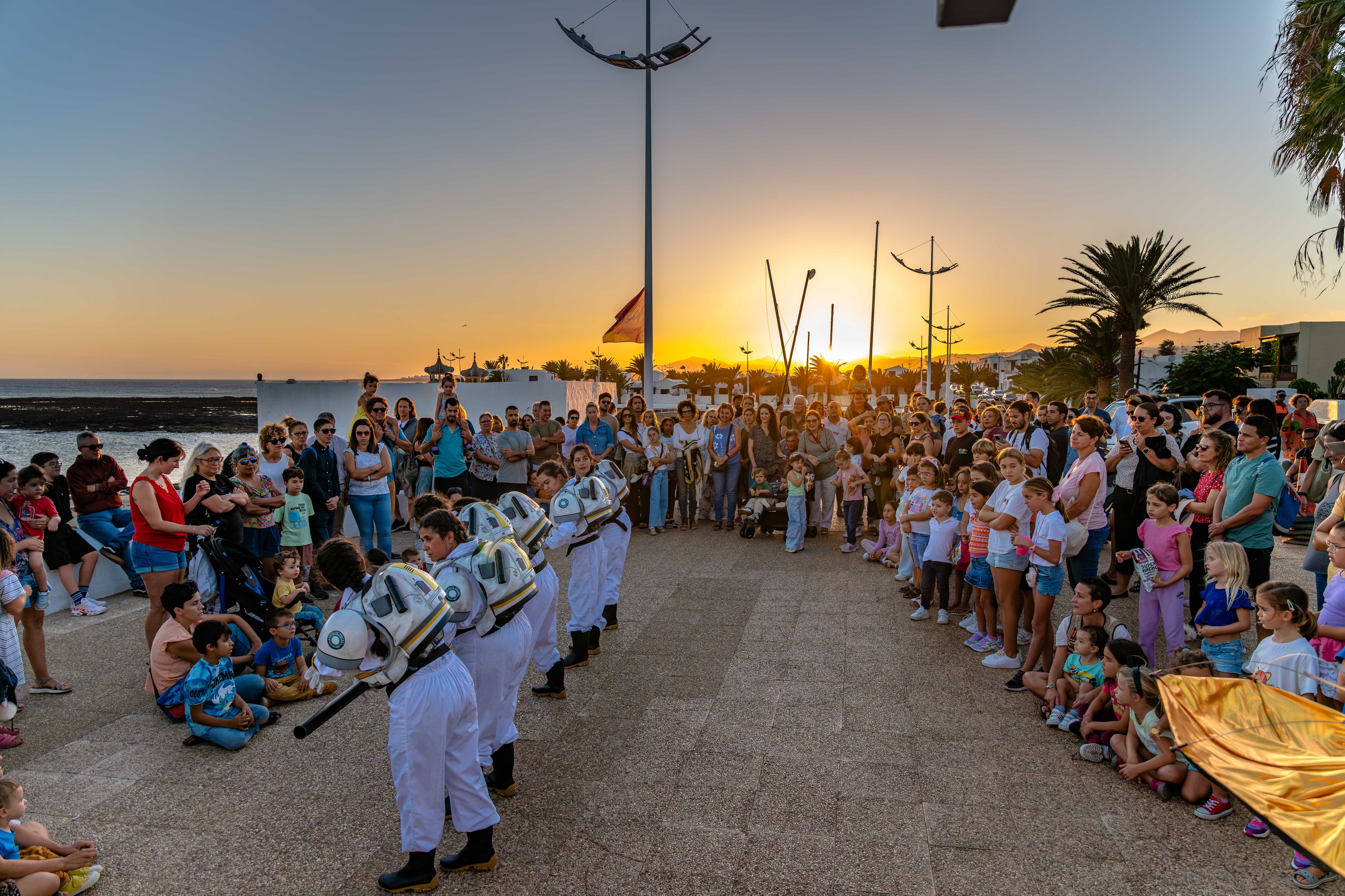 Una de las actividades del Festival Heart en Playa Honda.