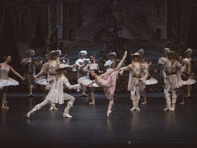 El Ballet Ruso interpretando 'La Bella Durmiente'.