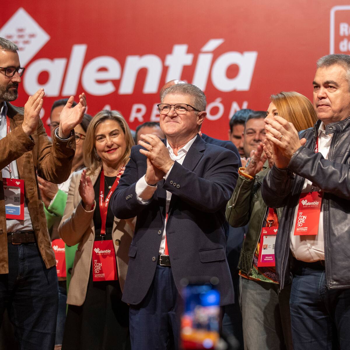 Vélez, en su despedida como secretario general del PSRM: "Me voy con la conciencia tranquila"