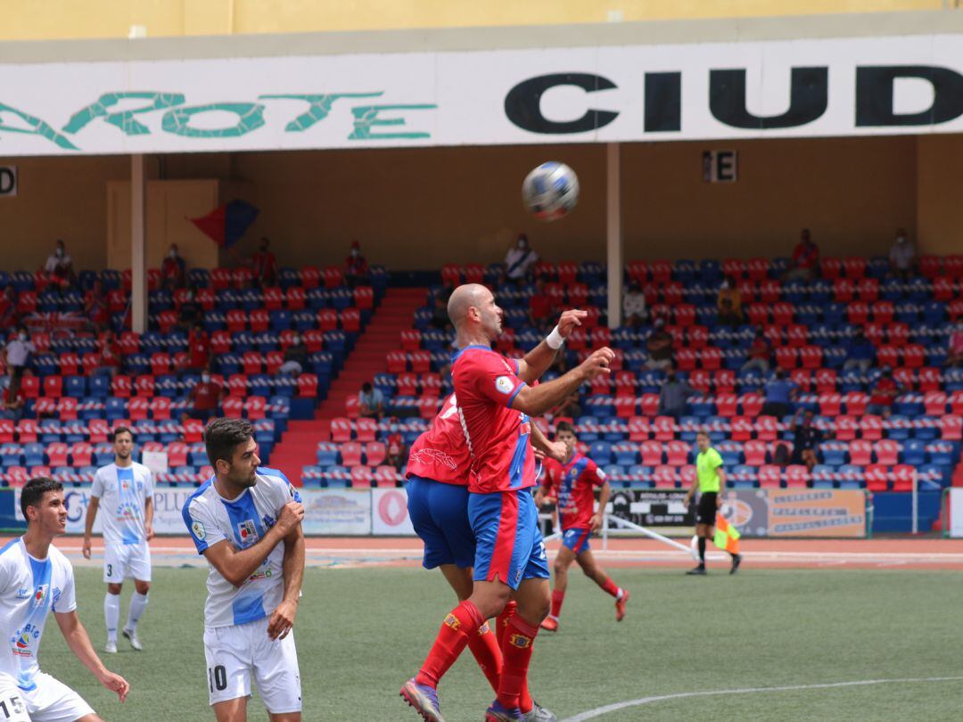 Imagen de archivo del partido disputado en la Ciudad Deportiva Lanzarote.