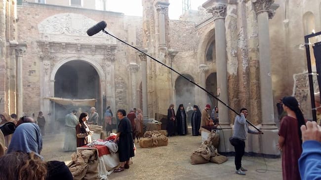 Rodaje en Cartagena de 'Jesús de Nazaret' en el año 2016