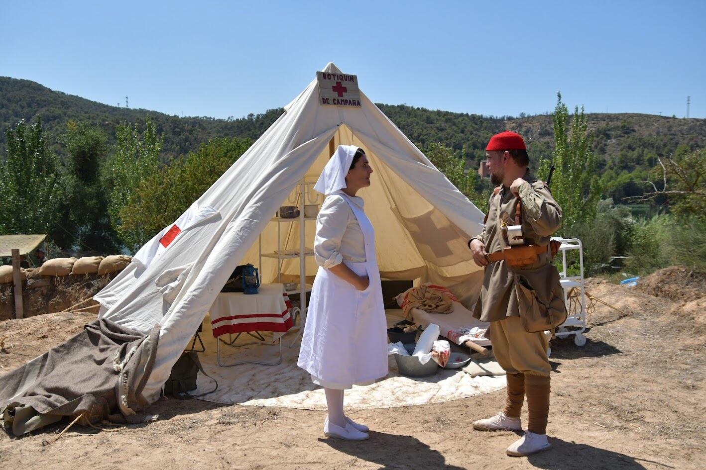 Fayón recrea la Batalla del Ebro, uno de los episodios más cruentos de la Guerra Civil Española