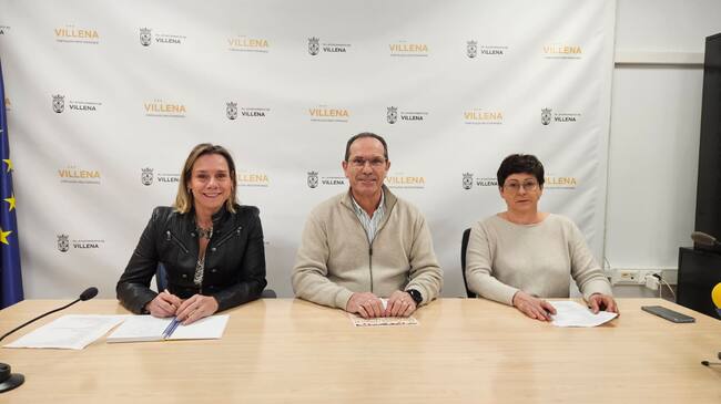 Presentación junto al concejal de fiestas