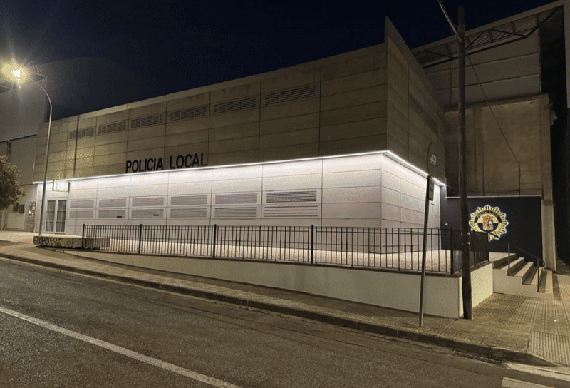 Nuevas dependencias Policía Local de Canals (Imágenes RRSS Ajuntament de Canals)