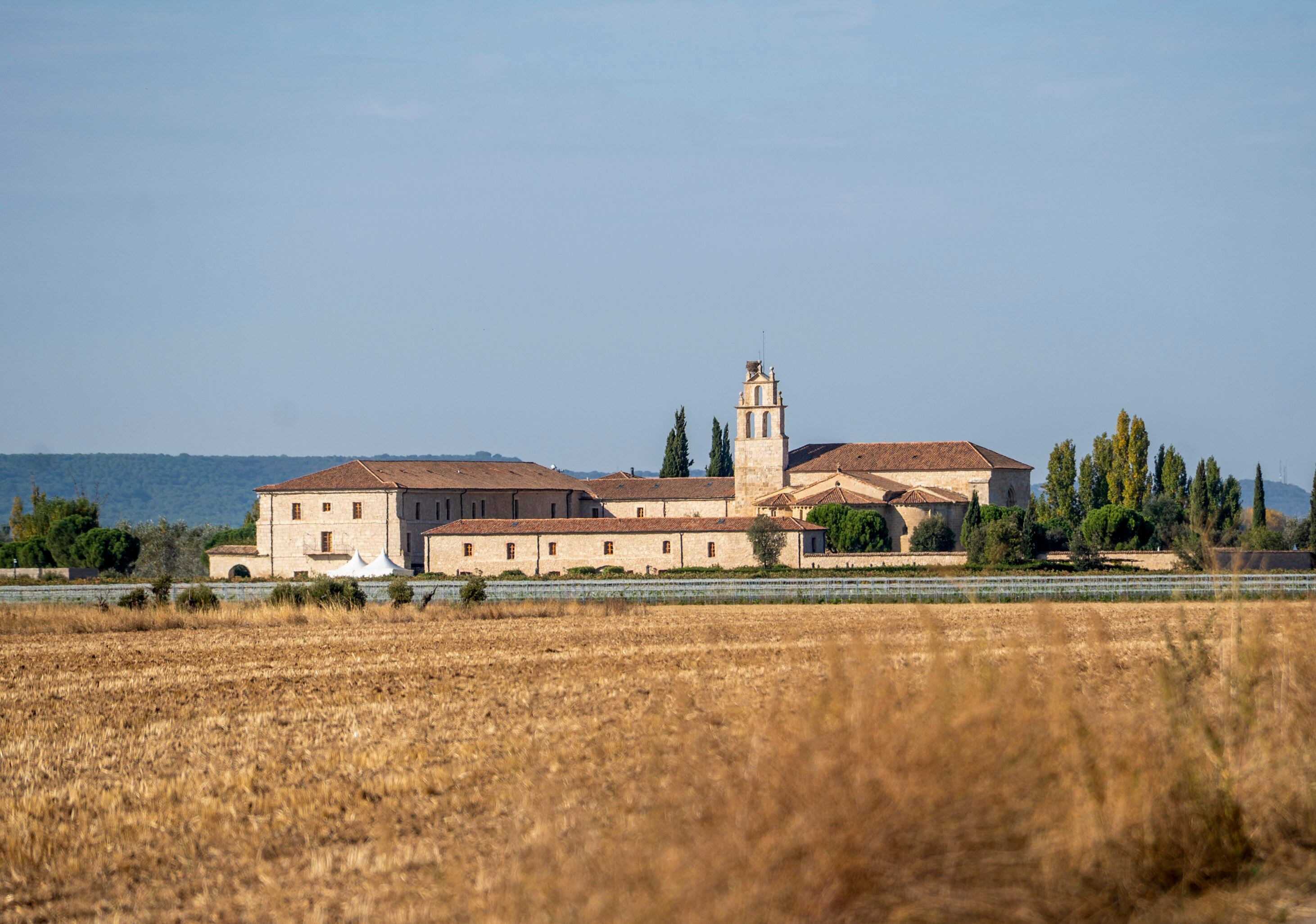 Vista de la Abadía Retuerta en Sardón de Duero donde se celebrará la ceremonia