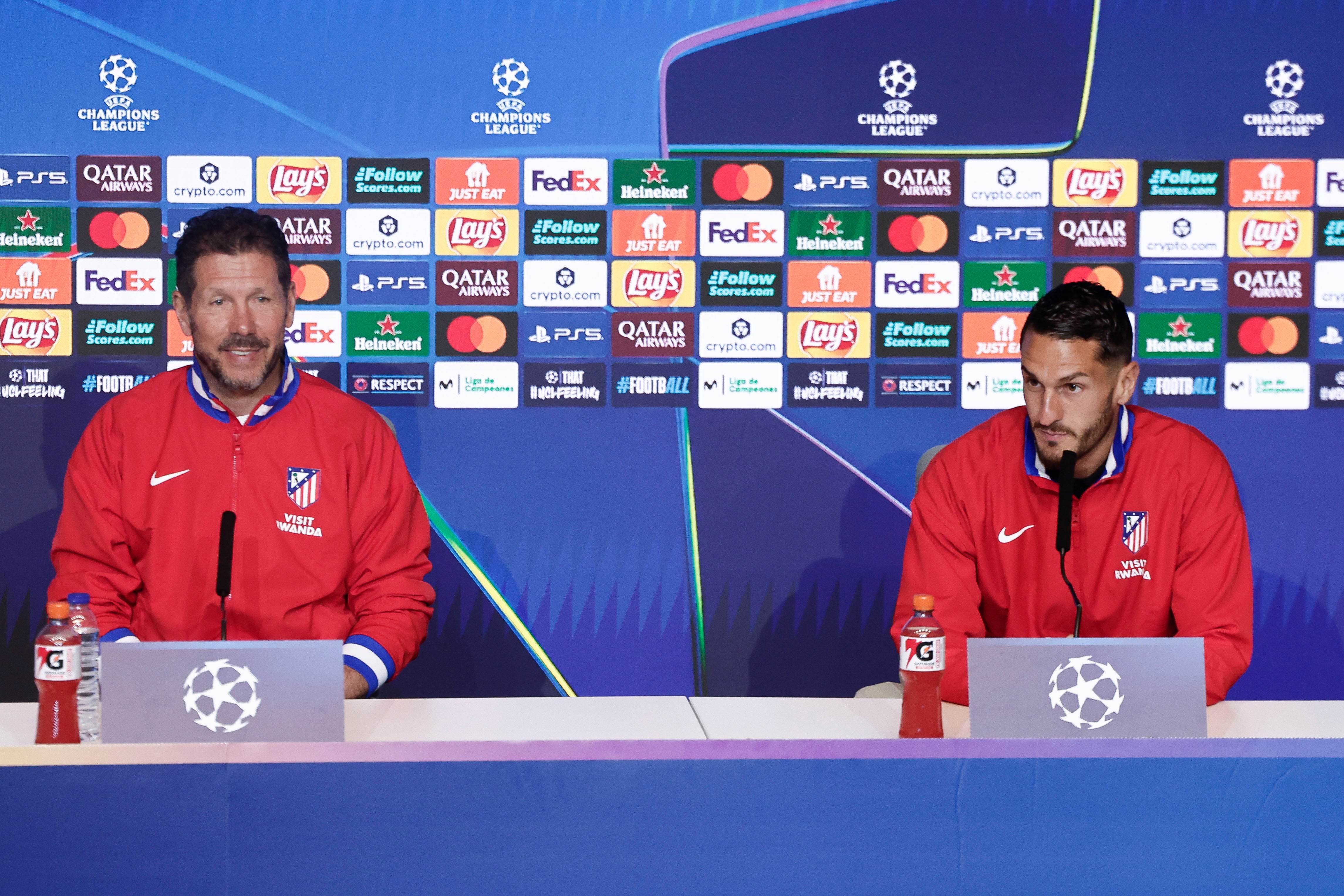 Rueda de prensa del Atlético de Madrid