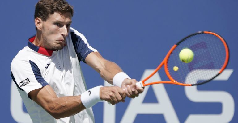 Pablo Carreño, durante el encuentro ante Nicolas Mahut