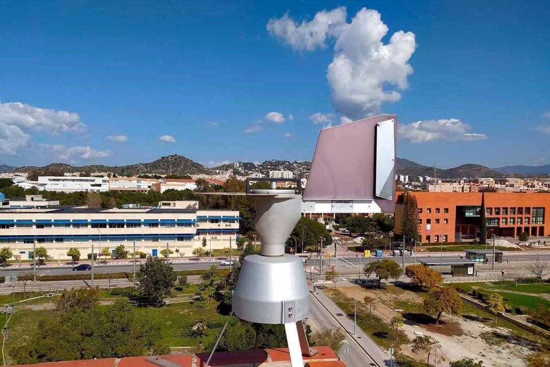 Medidor de polen en la Universidad de Málaga