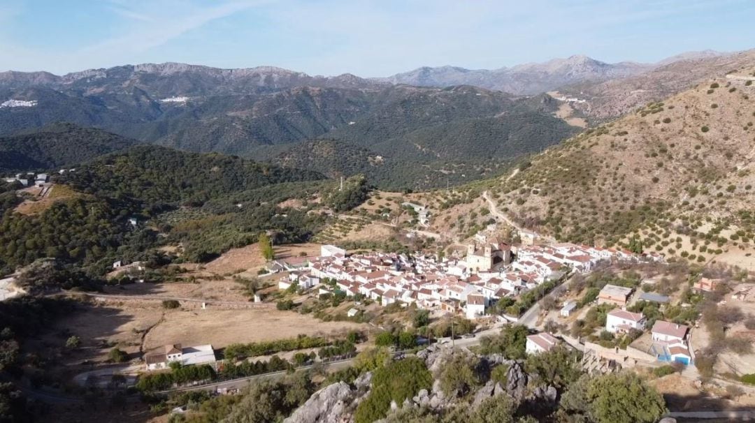 Imagen del municipio de Alpandeire, en la Serranía de Ronda