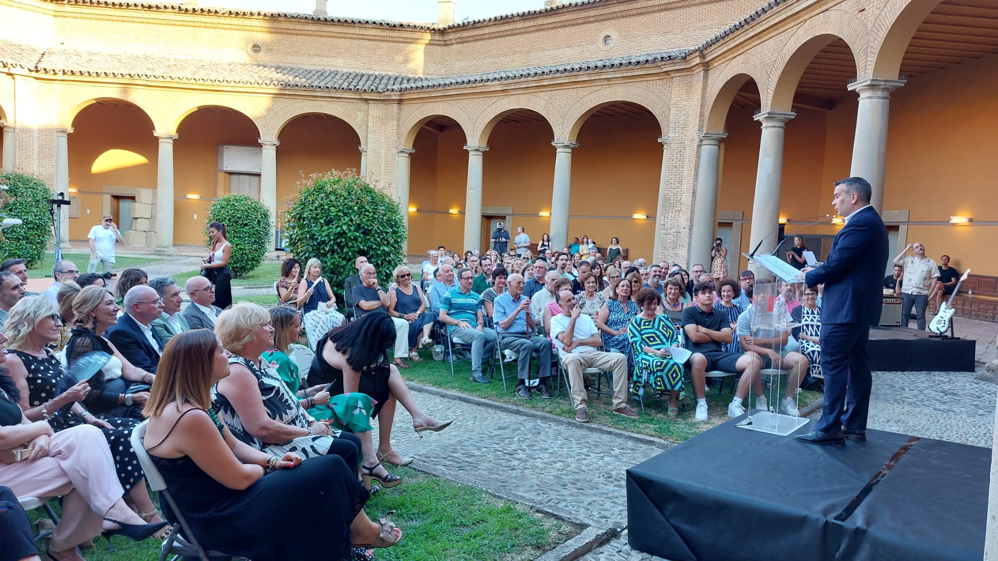 Acto de la Parrilla de Oro celebrado en el Museo de Huesca