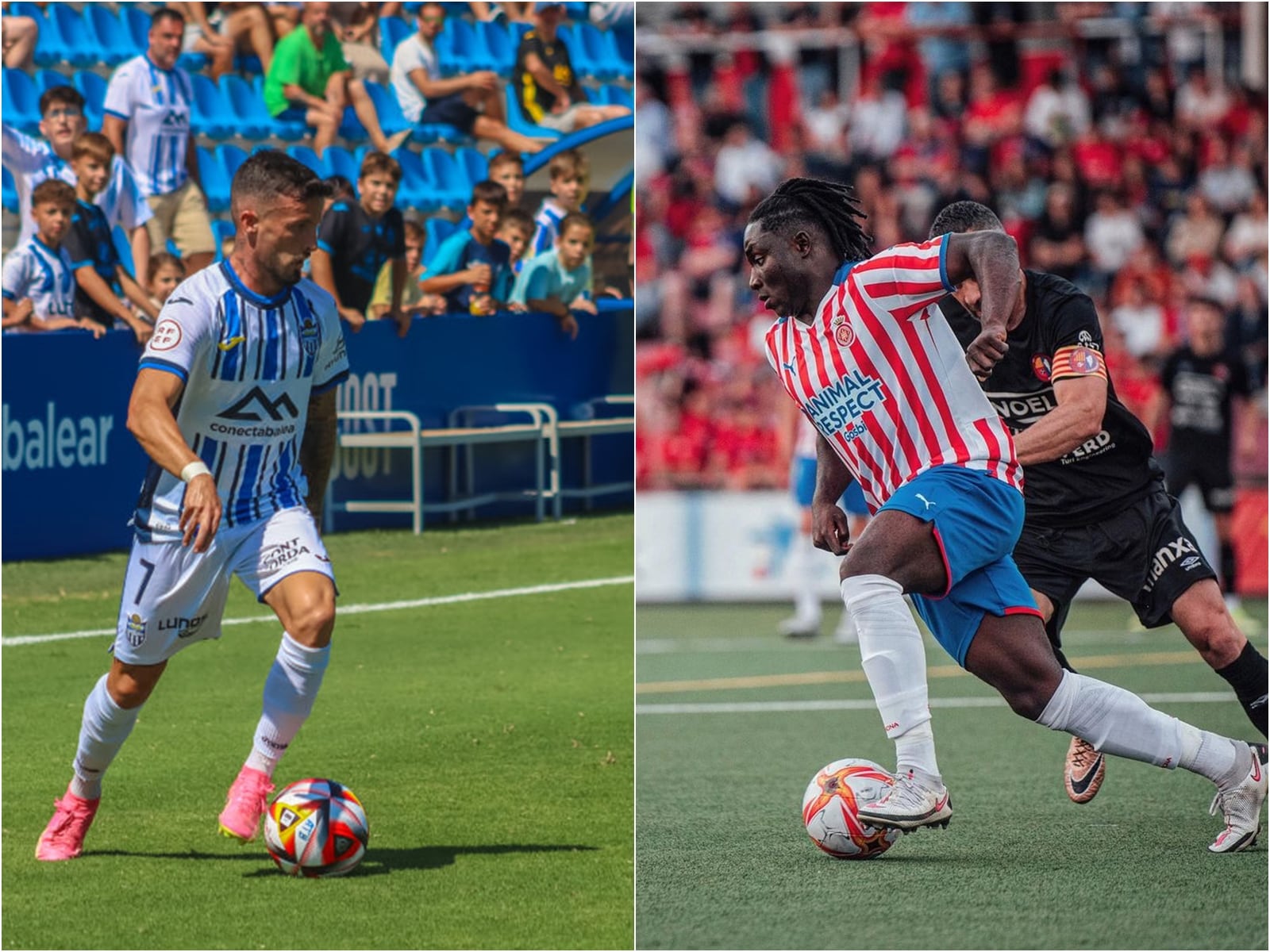 Javi Moreno (izquierda) y Richmon Dapaah (derecha), nuevos fichajes del Hércules