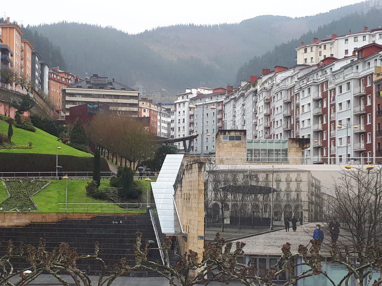 Imagen de la zona de Txaltxa Zelai, en el centro de Eibar