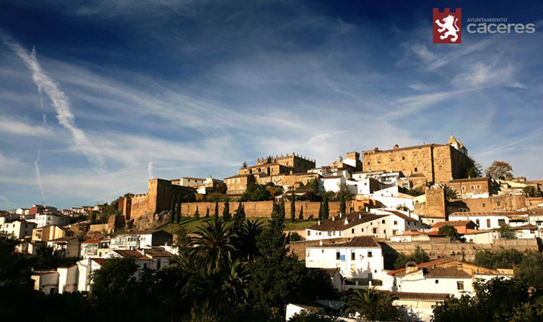 Panorámica de la ciudad monumental de Cáceres