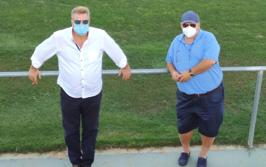 Ortiz y Ramírez, en un partido de pretemporada