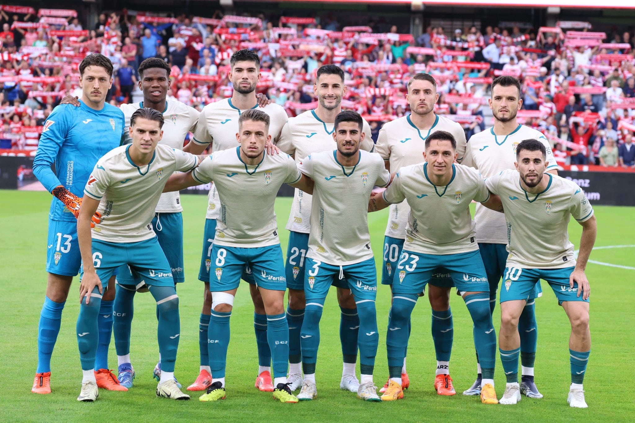 Once del Córdoba CF en Los Cármenes.