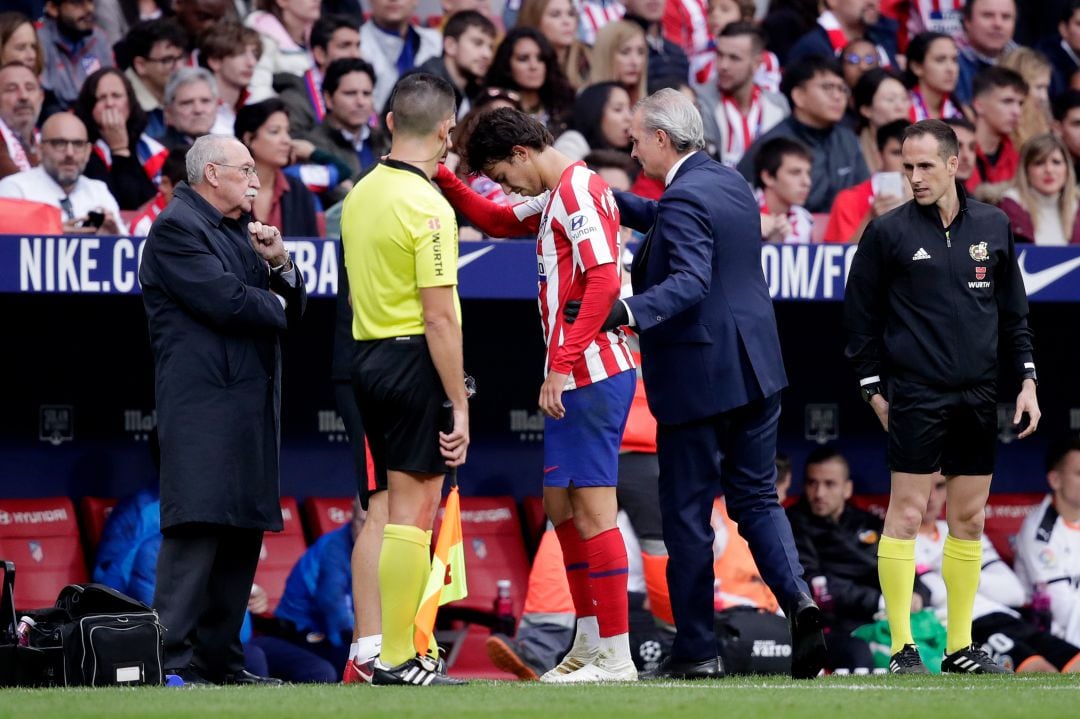 Joao Félix lesionado en el Metropolitano