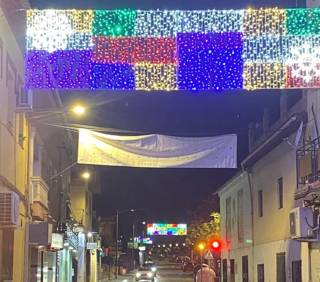 Alumbrado navideño en Otura (Granada)