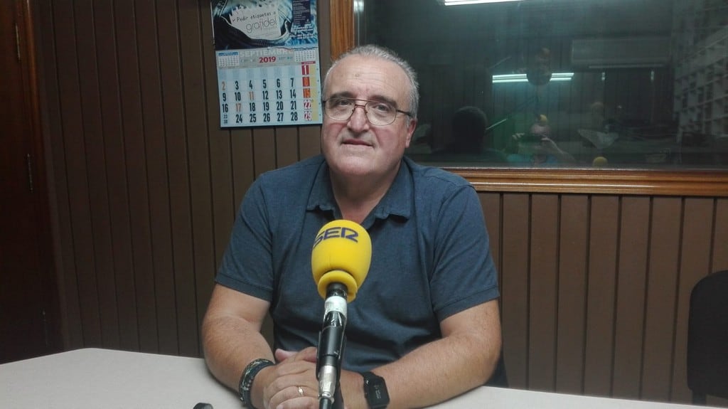 José Fernando Gómez en Radio Villena. Archivo