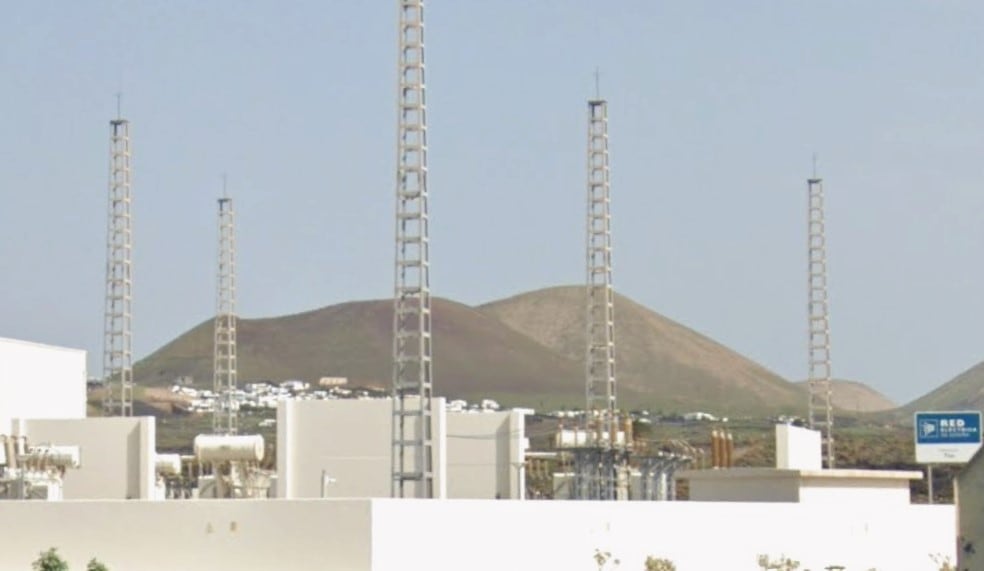 Subestación eléctrica de Tías (Lanzarote).