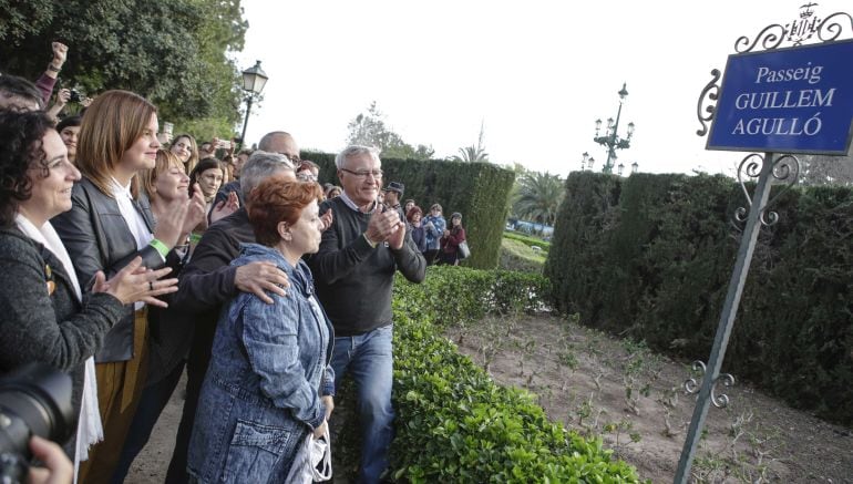 Inauguración del Paseo Guillem Agulló en los Jardines de Viveros de València