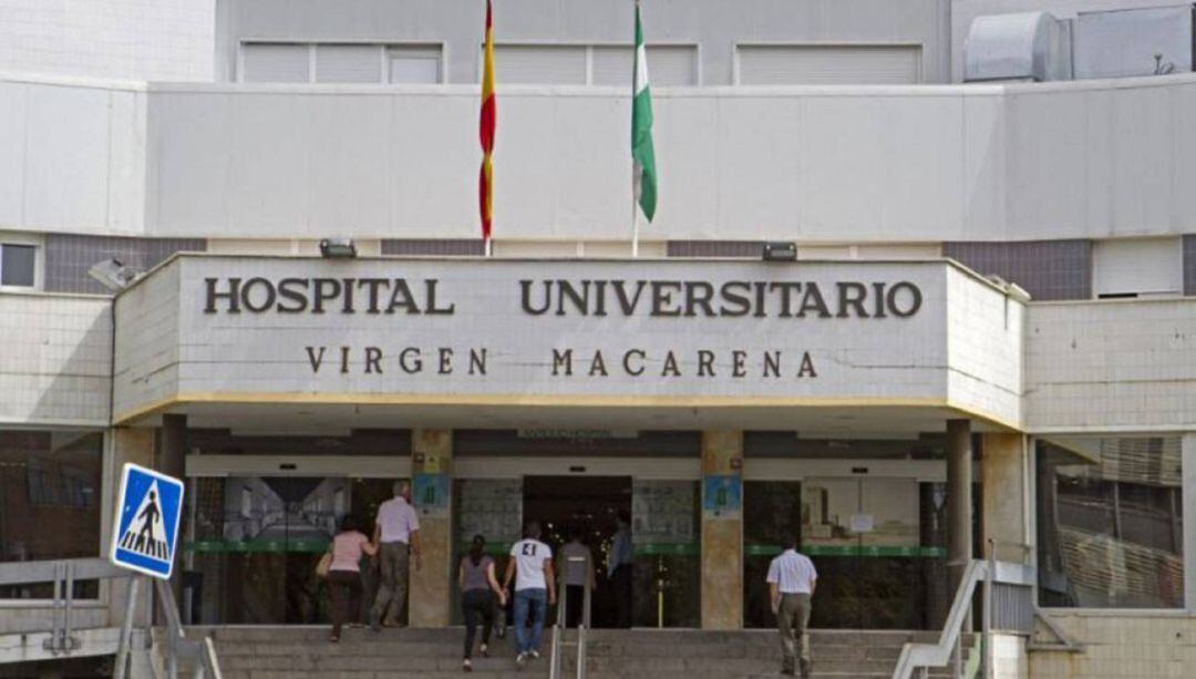 Fachada del hospital Virgen Macarena.