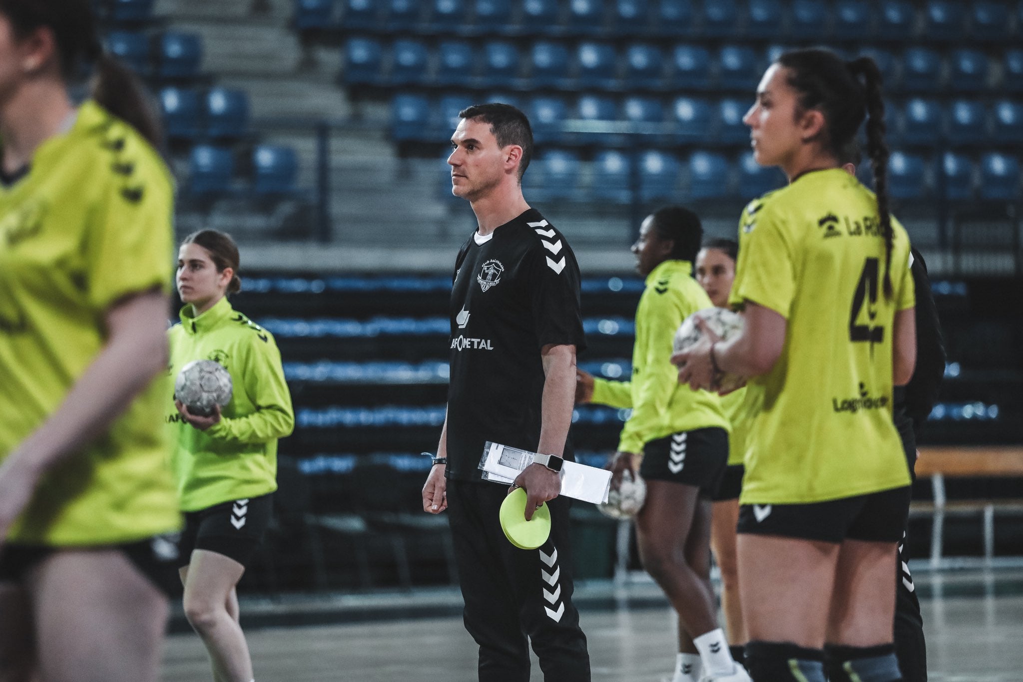 Luismi Ascorbe, durante un entrenamiento de la temporada pasada / Grafometal Sporting La Rioja