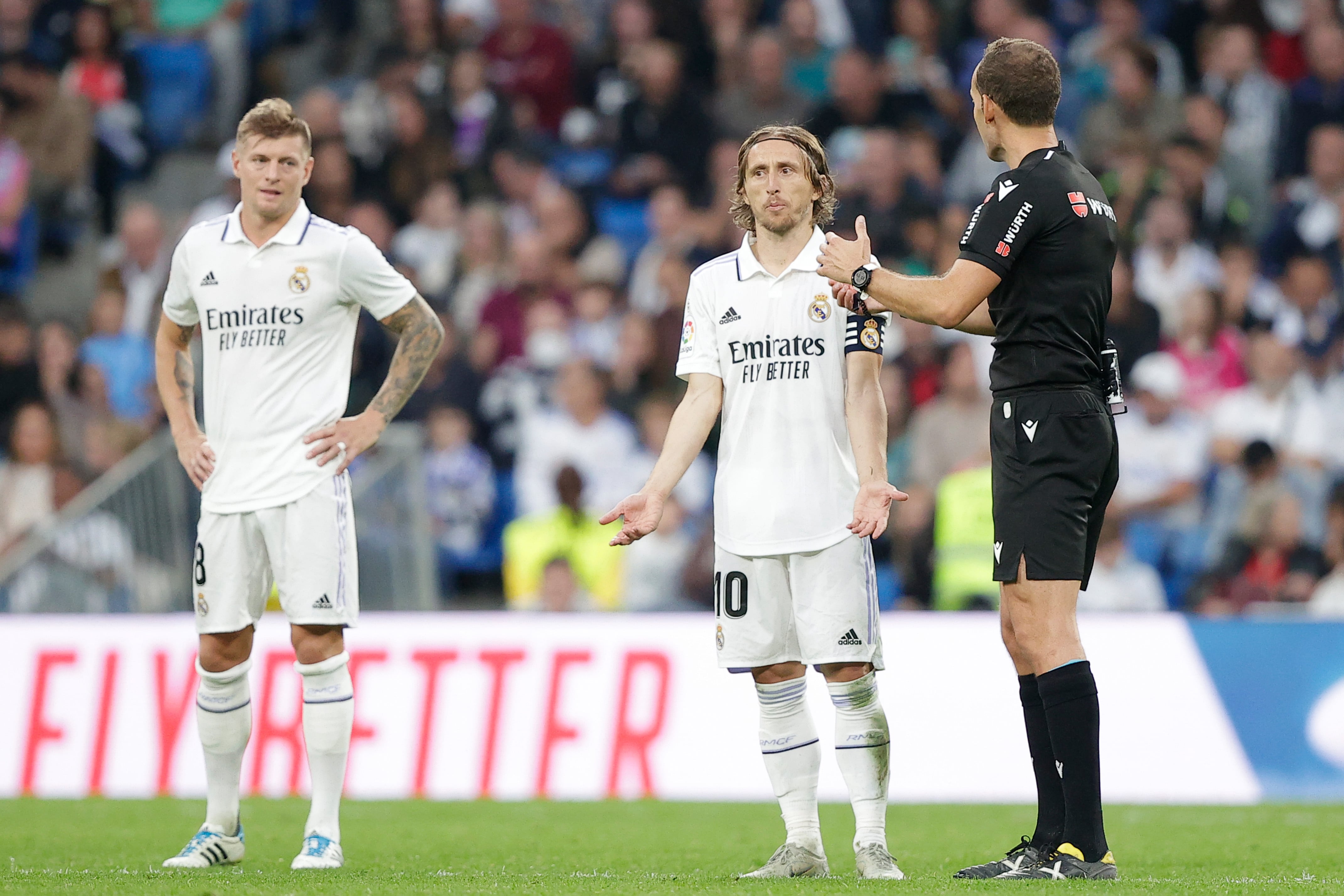 Kroos y Modric en el Real Madrid-Girona