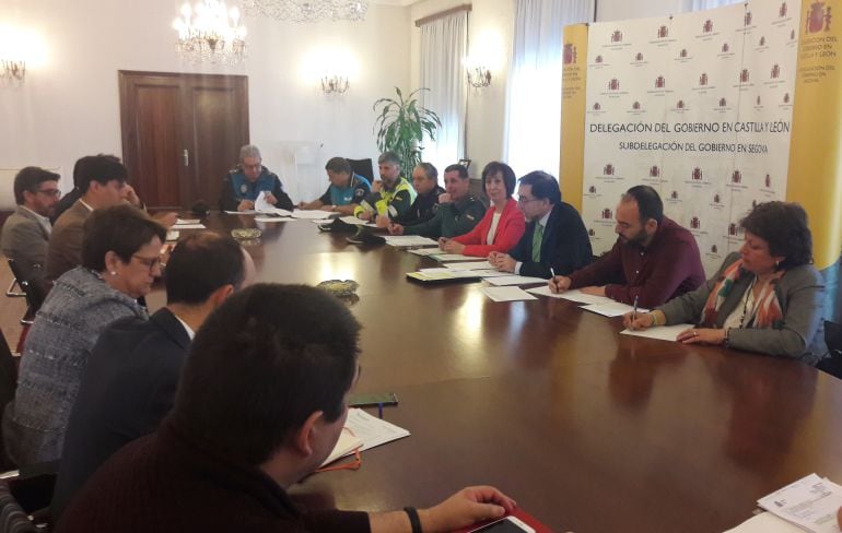 La Comisión Provincial de Tráfico se reúne en la Subdelegación de Gobierno para analizar los datos de la siniestralidad en las carreteras en la provincia