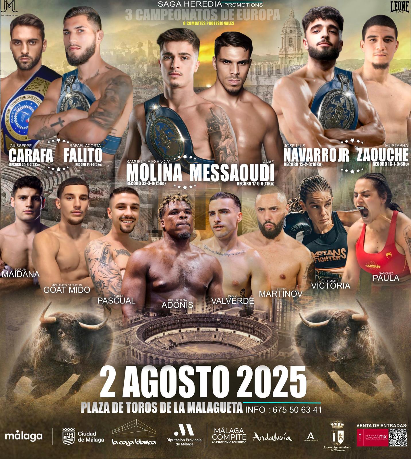 Cartel de la Velada de Saga Heredia 2025