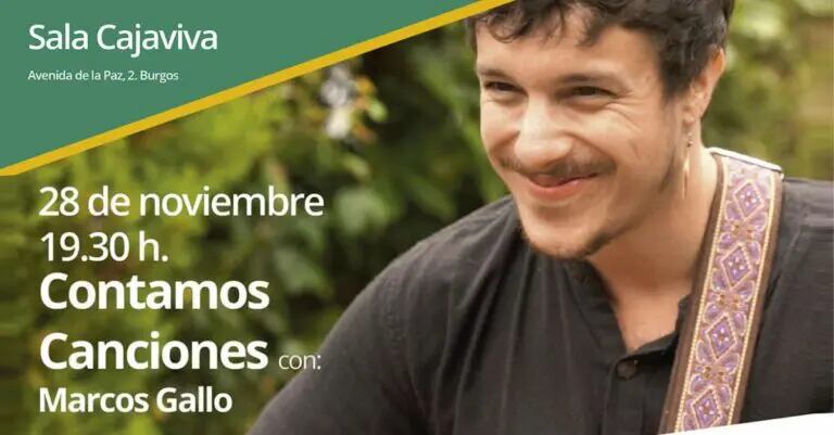 Cartel de Marcos Gallo en Cajaviva