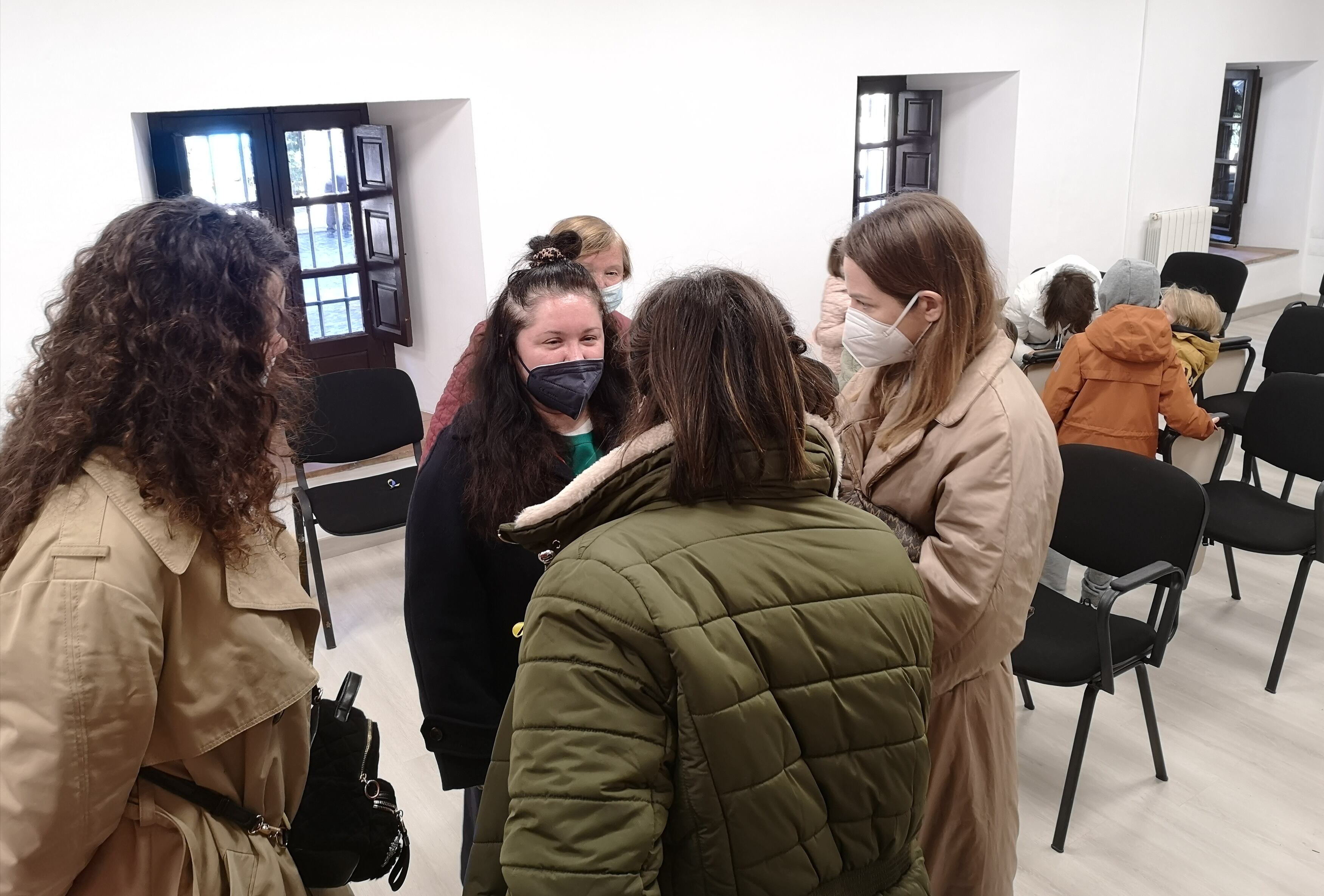 Los refugiados ucranianos llegados a Ronda han sido atendidos en el Ayuntamiento de la ciudad