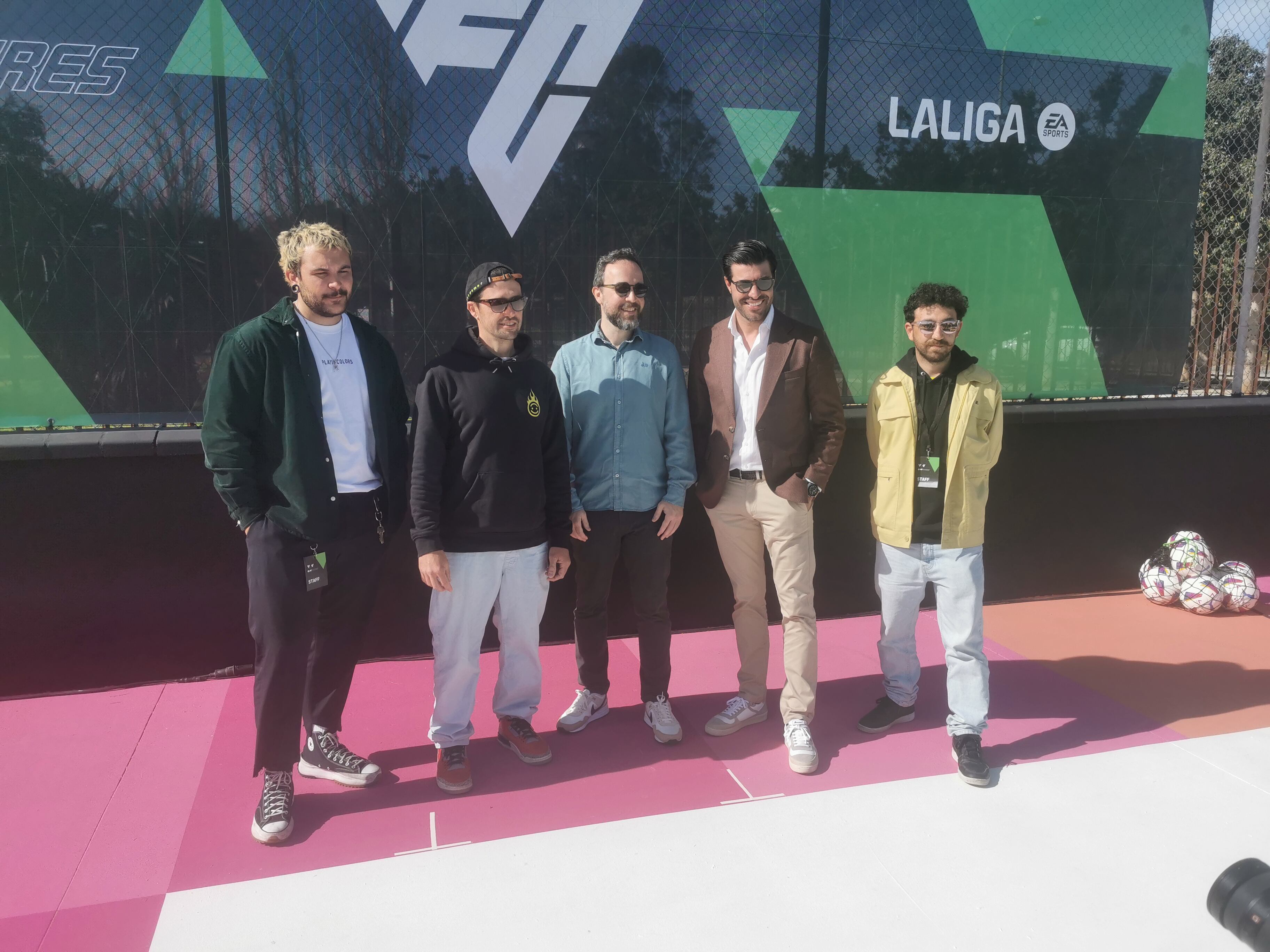 Foto de los implicados antes del evento