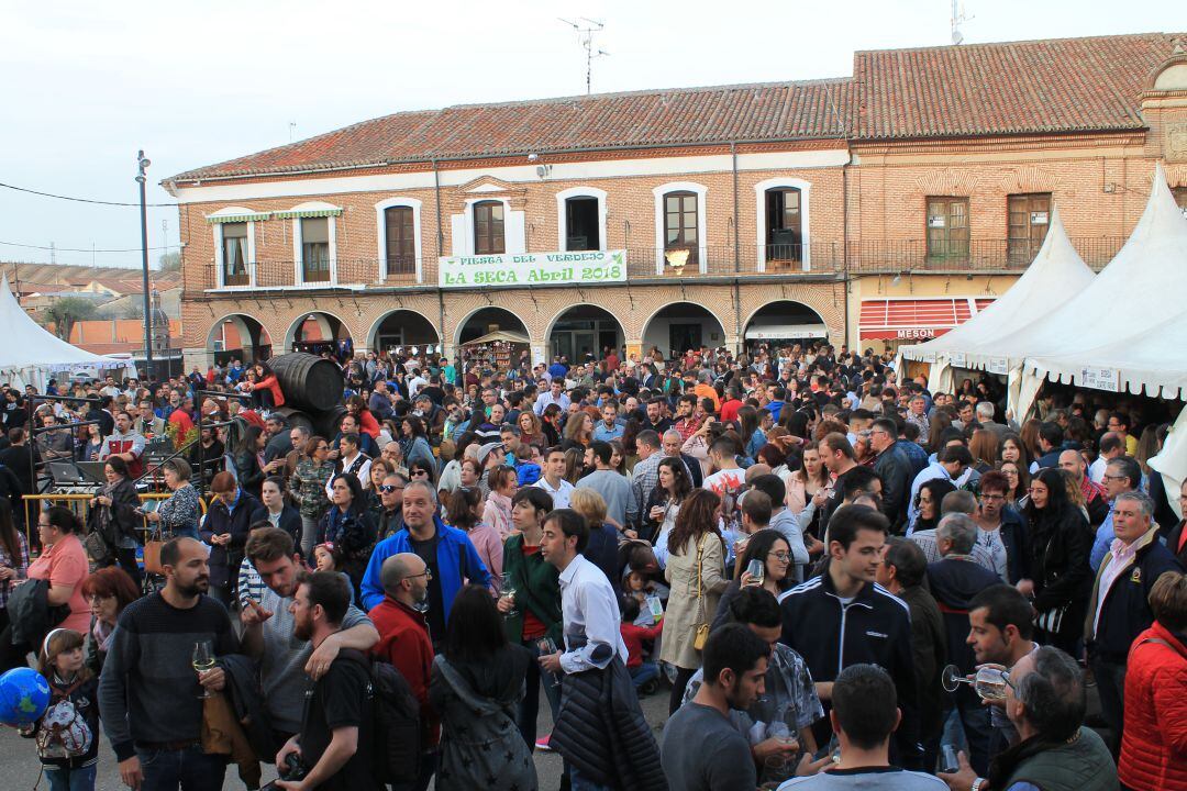 Ambiente que se vivió el pasado año en la Fiesta del Verdejo de La Seca