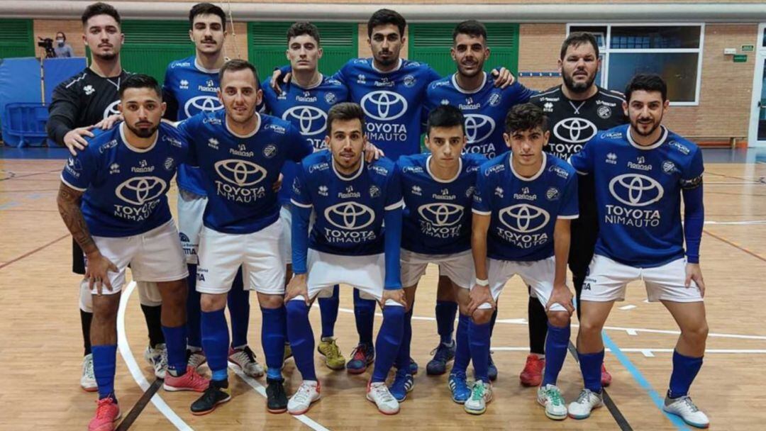 Jugadores del Xerez DFC Toyota Nimauto antes del partido