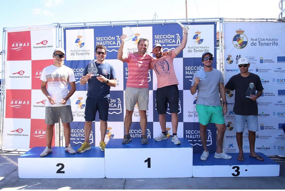 Regatisas del RCN Arrecife en el podio en la cuarta prueba del Campeonato de Canarias de Snipe.