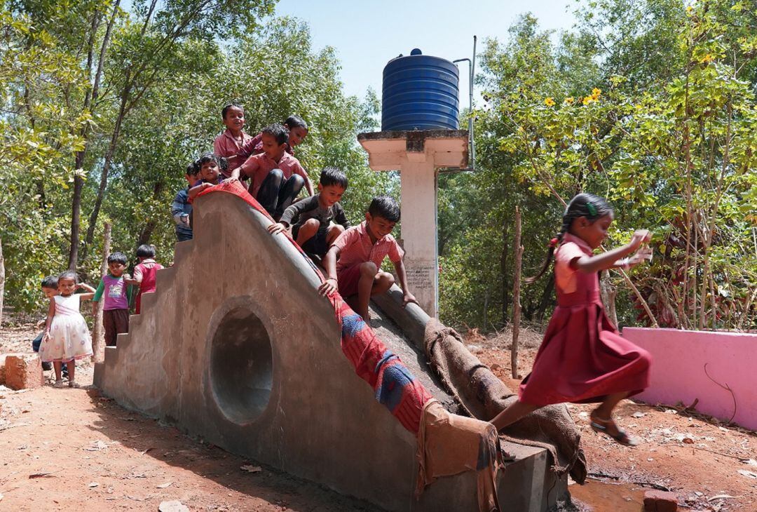 La alumna construyó y diseñó el parque como parte de su Trabajo de Fin de Grado