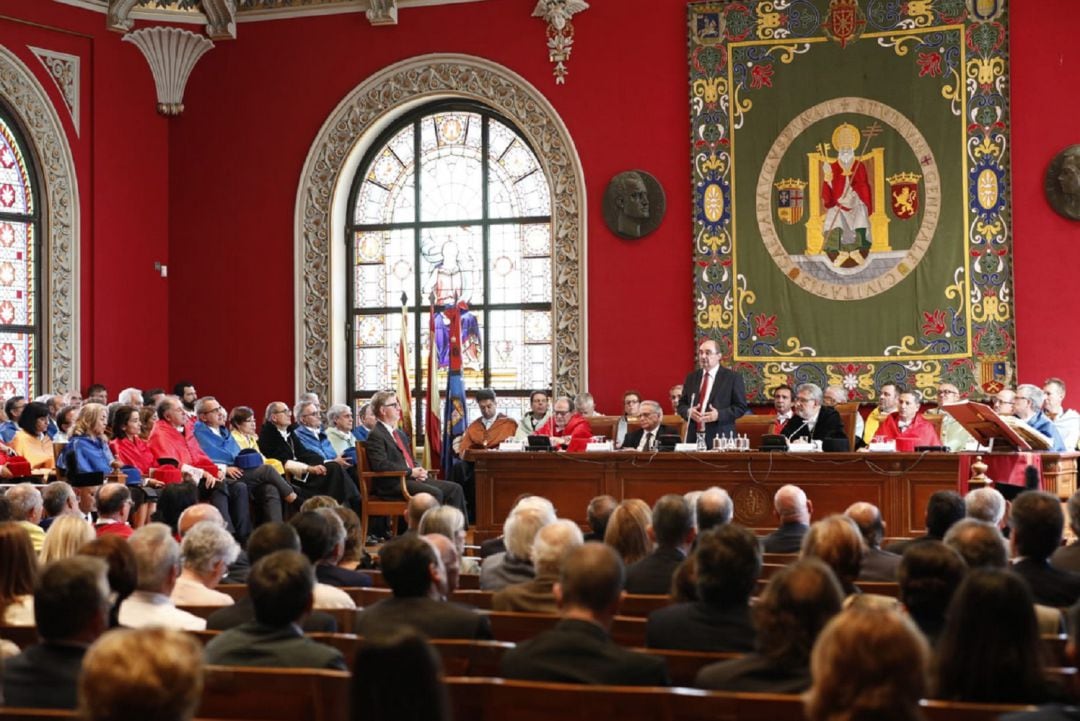 Apertura del curso universitario 2018 - 2019 en la Universidad de Zaragoza